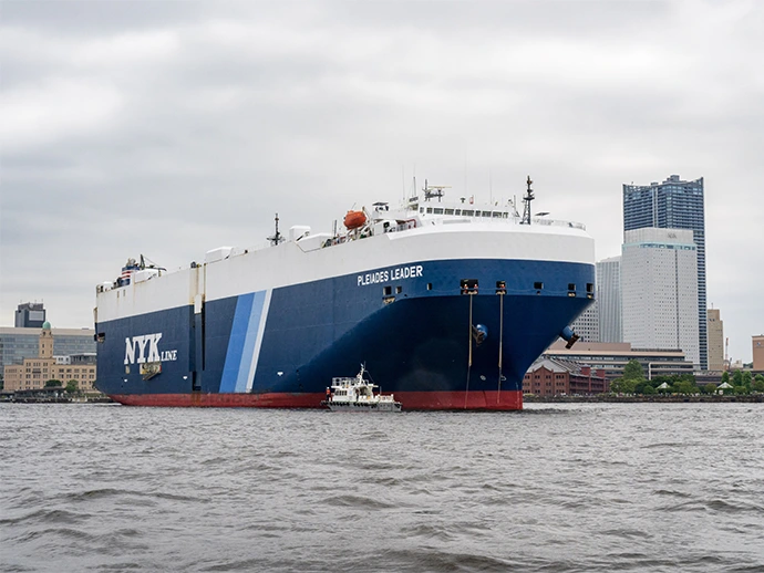 Pure car carrier Pleiades Leader docks for Umi Expo 2025