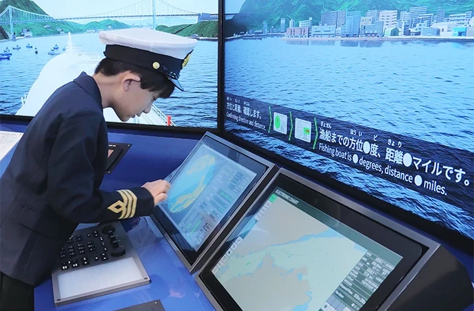 Uses the same graphics as real training simulators