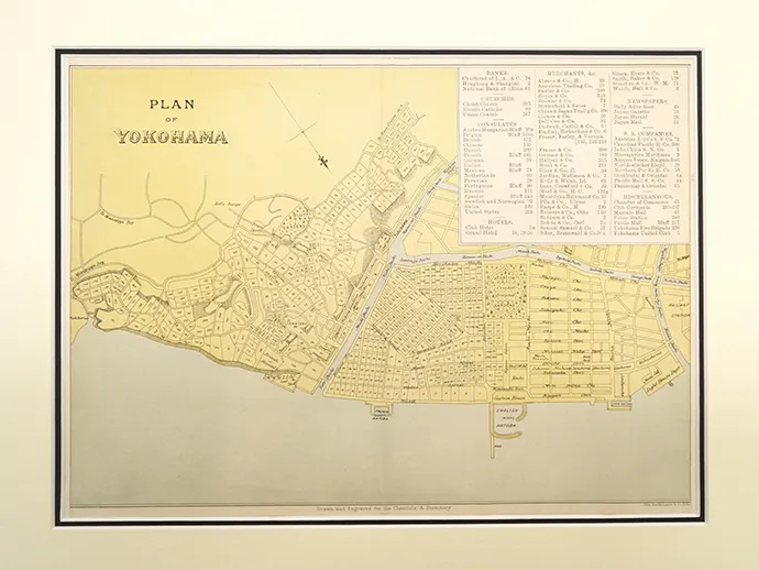 Old Map of Yokohama