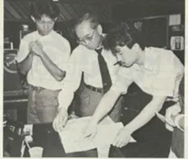 A meeting scene from the time “The Path to Eternity” was created. The young Kashiwara can be seen on the right.