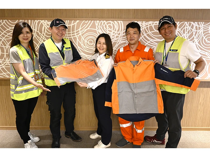 Trial distribution of new seafarer uniforms to obtain feedback