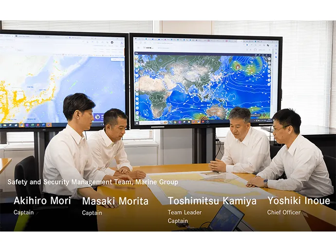 We manage the safety and crisis management of vessels operating around the world.