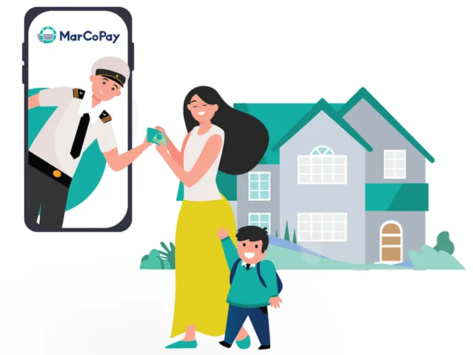 Electronic currency-based life support platform for seafarers MarCoPay