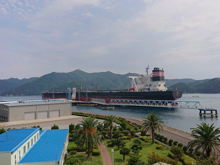 2022年に入港した超大型石油タンカー（VLCC）「TAGA（多賀）」