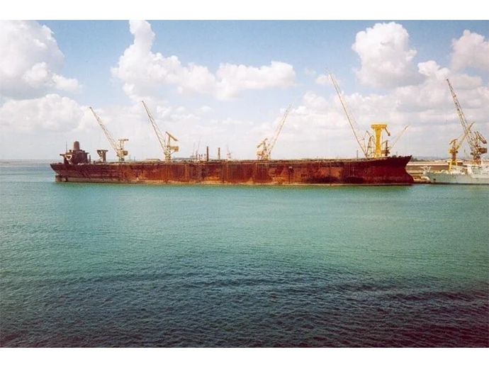 図4：史上最大の船、シーワイズ・ジャイアント(出所：Wikimedia Commons)