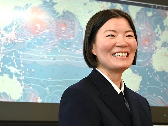 日本郵船初の女性機関長
