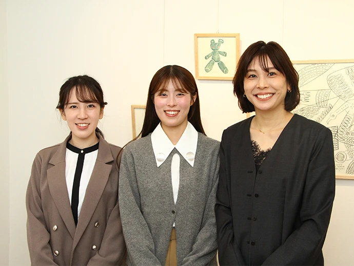 女子社員寮の談話室にて