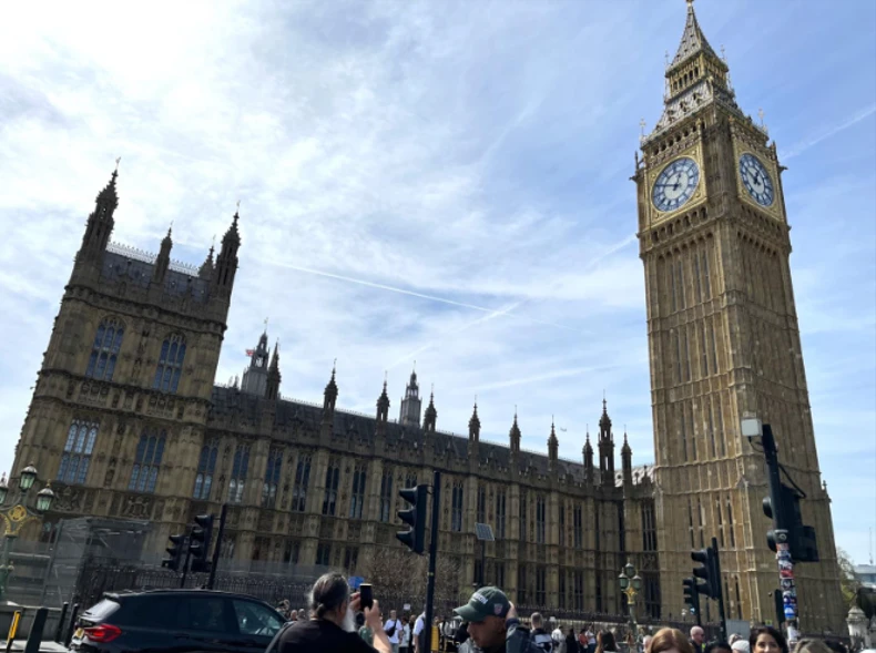 ロンドンの象徴、ビッグ・ベン（本人撮影）